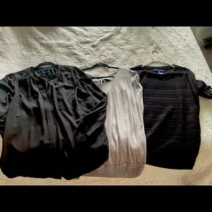 Lot of 3 Apt 9 tops